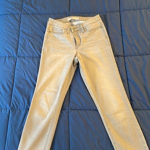 Athleta sculptec skinny jeans in light gray
